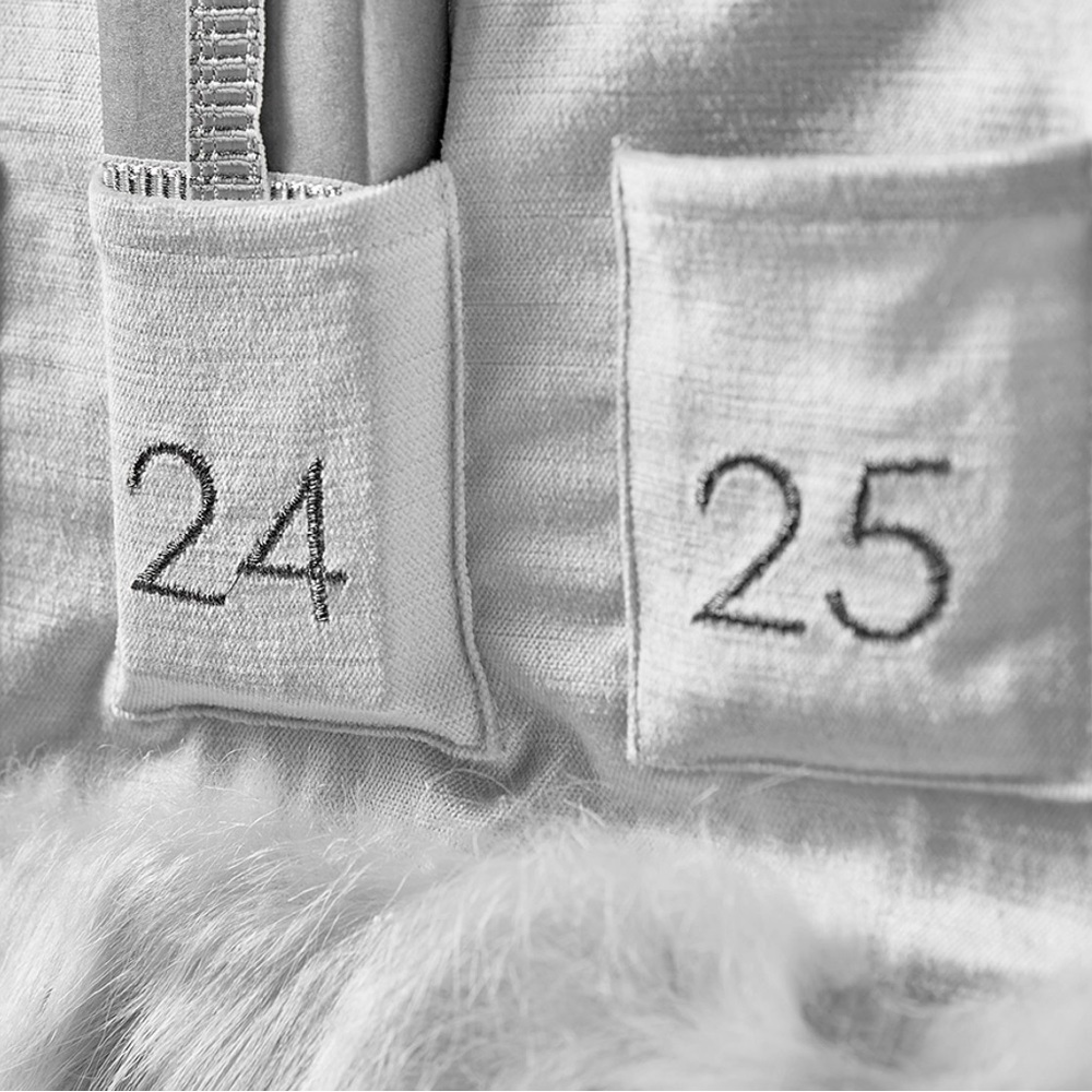 Pottery Barn Kids X Monique Lhuillier Collaboration Faux Fur Advent Calendar - Picture 2 of 15